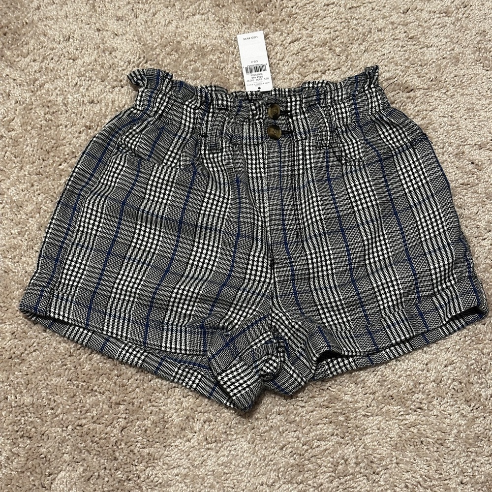 Plaid Mom Shorts